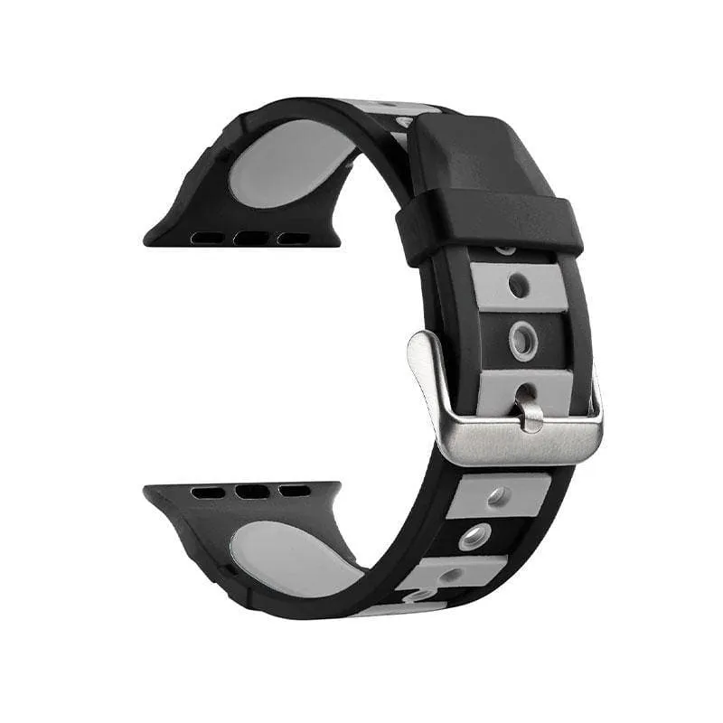 Contrast Colour Sport Silicone Apple Watch Band