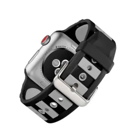Contrast Colour Sport Silicone Apple Watch Band
