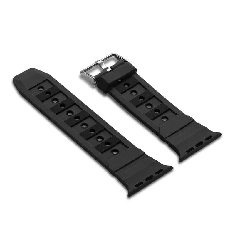 Contrast Colour Sport Silicone Apple Watch Band