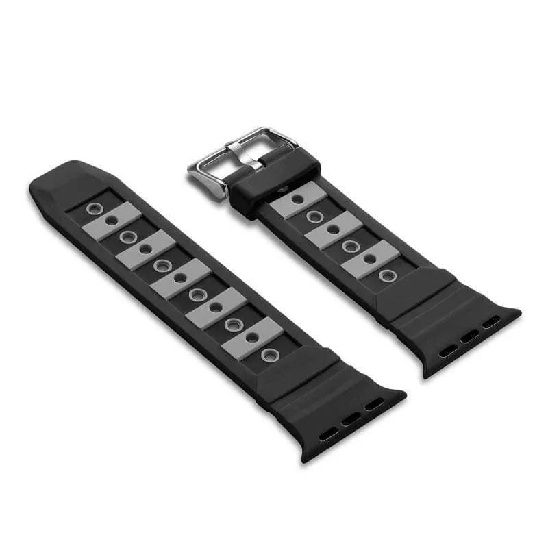 Contrast Colour Sport Silicone Apple Watch Band