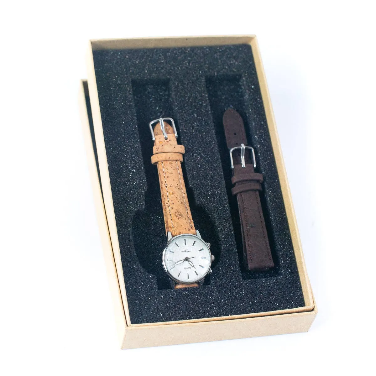 Cork watch ladies  fashion Watch WA-416-BOX-A/B（with box）