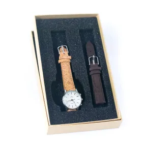 Cork watch ladies  fashion Watch WA-416-BOX-A/B（with box）