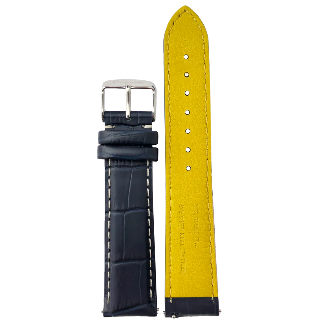 Croco Marine Blue Strap