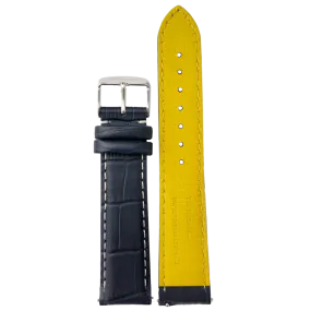 Croco Marine Blue Strap