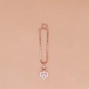 Crowned Heart Watch Charm (Pure Silver)