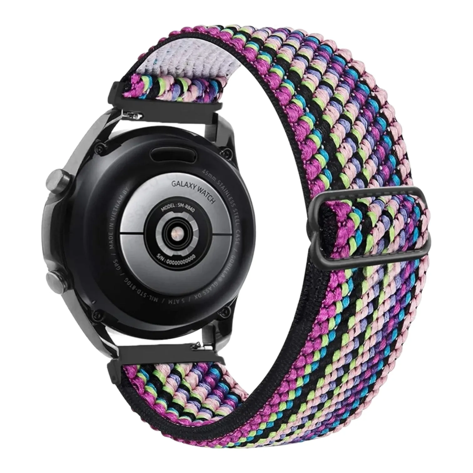 Daniel Washington Classic 40mm Braided Loop Flex Watch Straps