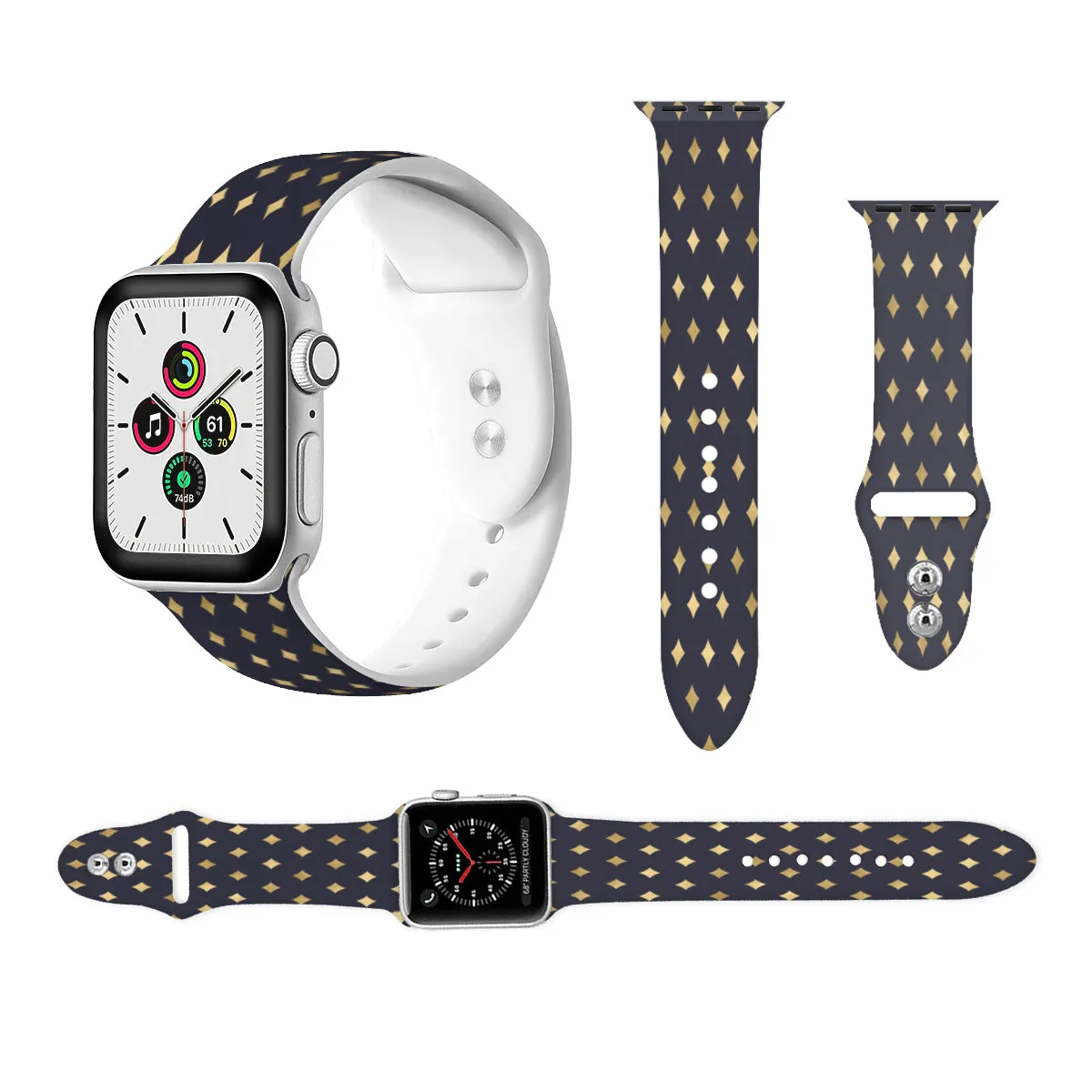 Delicate Blush  Double Buckle Strap