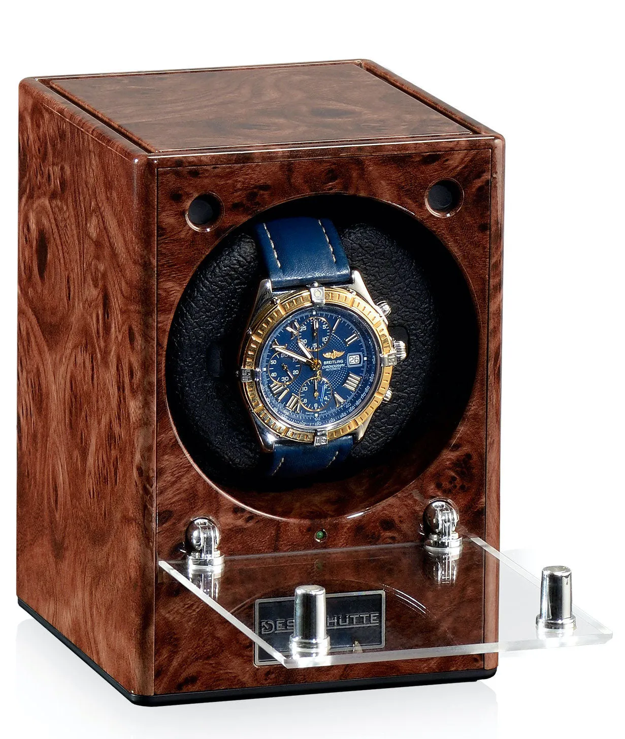 Designhuette Watch Winder Piccolo Starter Kit 4 Burlwood