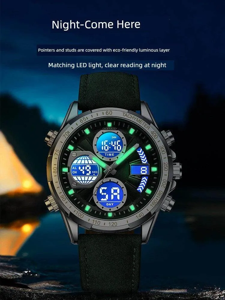 Digital Waterproof Sports Watch for Men's