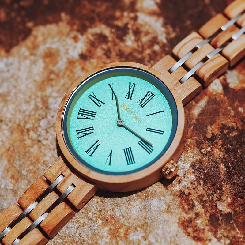 DODO DEER Minimalist Ladies Wooden Watches for women