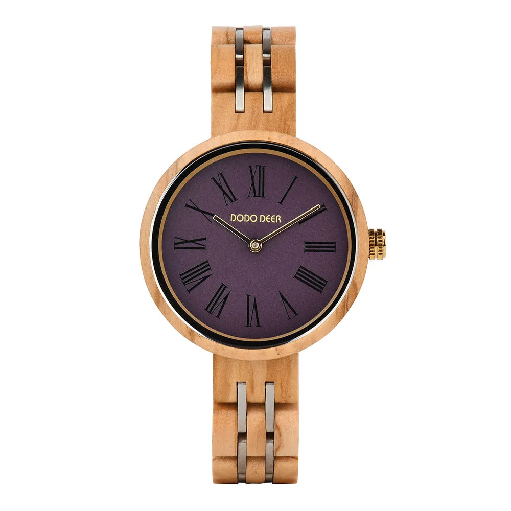 DODO DEER Minimalist Ladies Wooden Watches for women