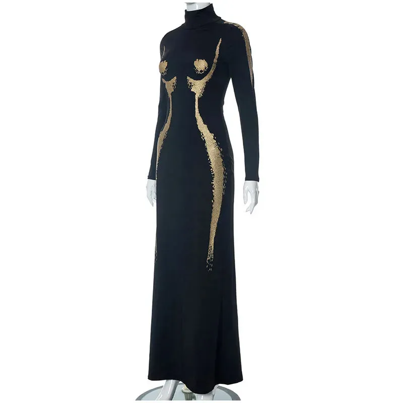Dress Party Mini Dress Gold Designer Dress Cocktail Dress Designer Party Outfit