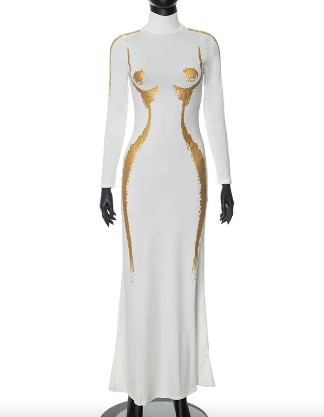 Dress Party Mini Dress Gold Designer Dress Cocktail Dress Designer Party Outfit