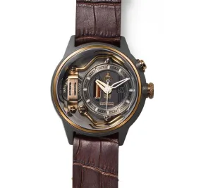 Electricianz Brown Mokaz Crocoz Watch ZZ-A1C/02-CR