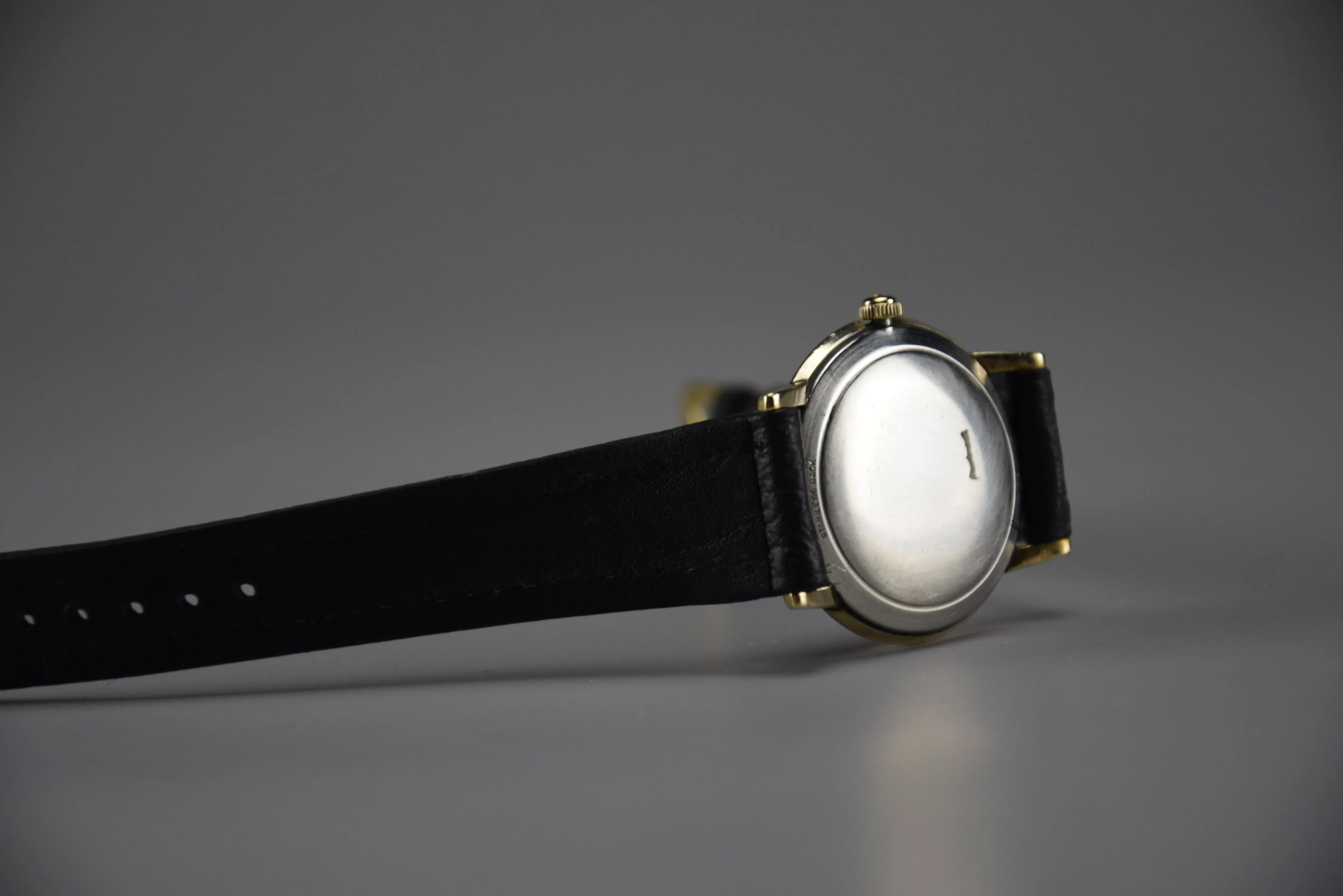 Elegant and Sophisticated 10K Gold Mid-Century Modern Hamilton Wristwatch