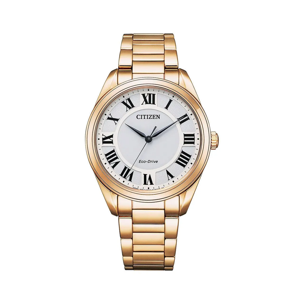 EM0973-55A - Ladies Rose Gold Eco-Drive Dress Watch