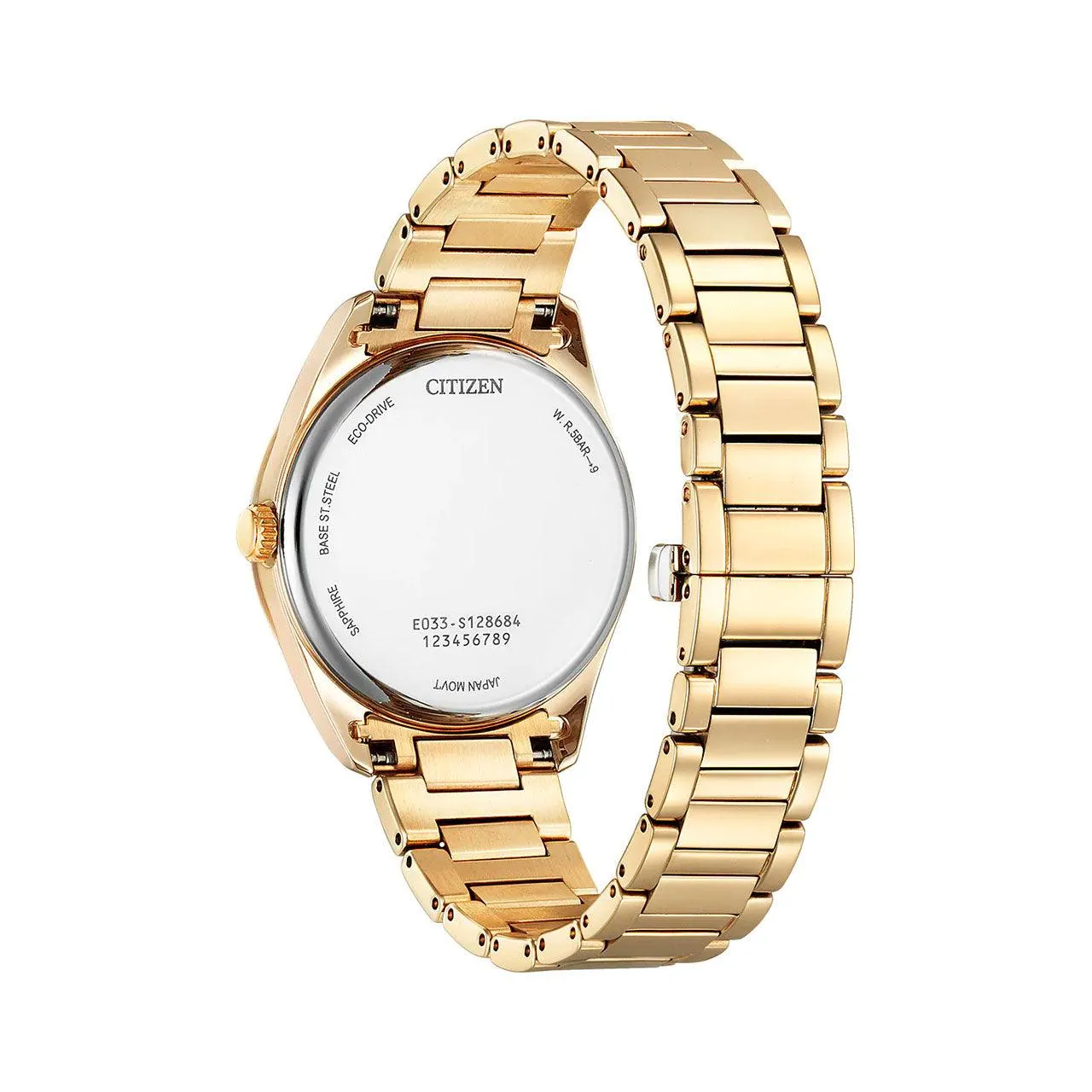 EM0973-55A - Ladies Rose Gold Eco-Drive Dress Watch