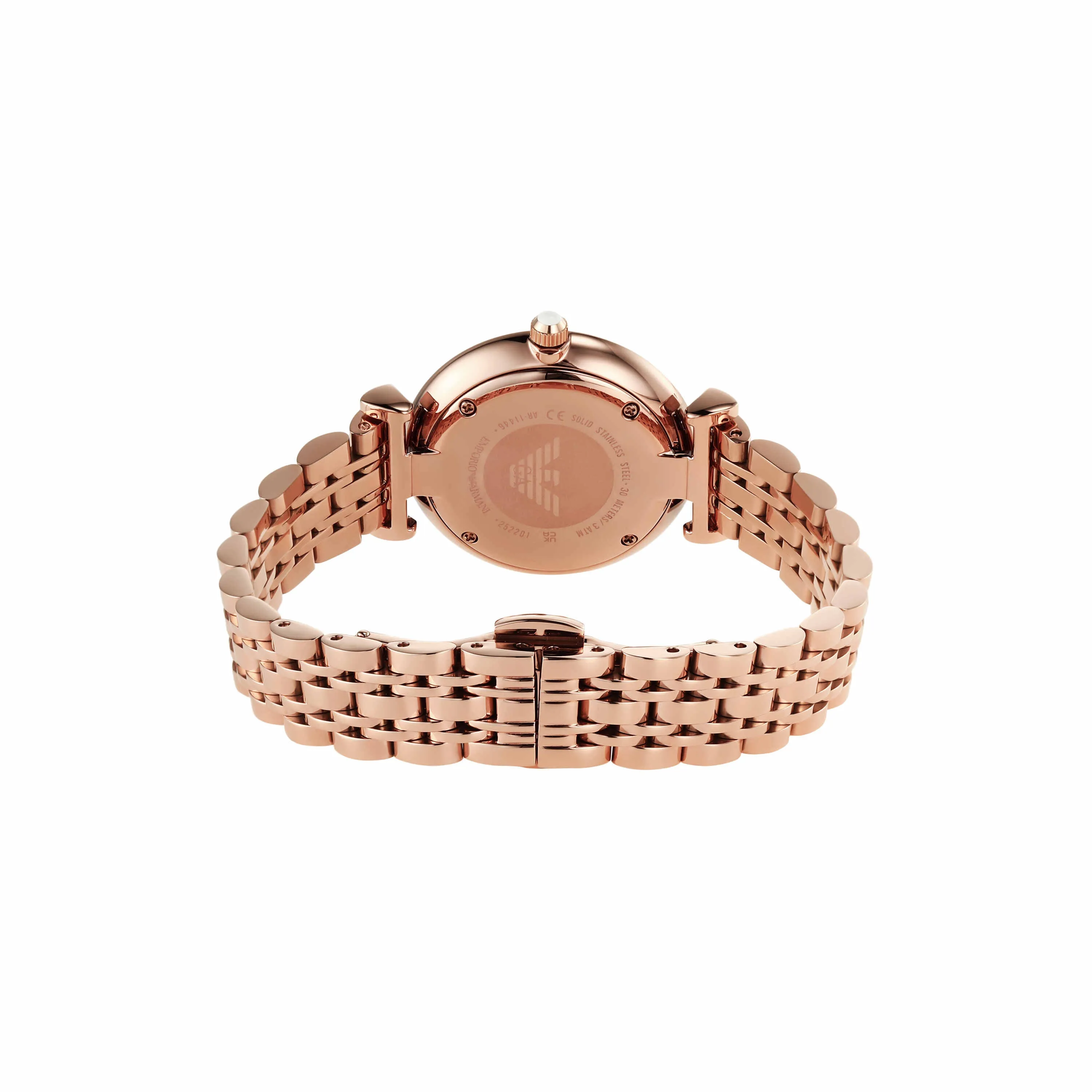 Emporio Armani Rose Gold Tone Analogue Watch AR11446