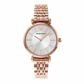 Emporio Armani Rose Gold Tone Analogue Watch AR11446