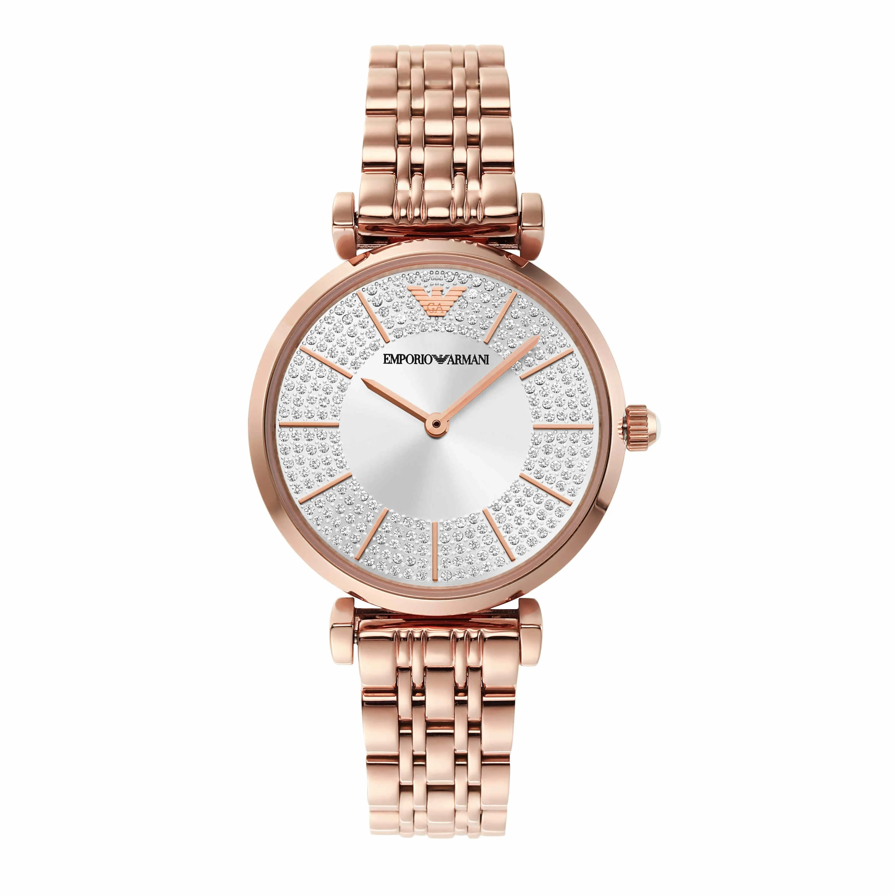 Emporio Armani Rose Gold Tone Analogue Watch AR11446