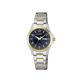EQ0595-55L - Ladies Two Tone Dress Watch