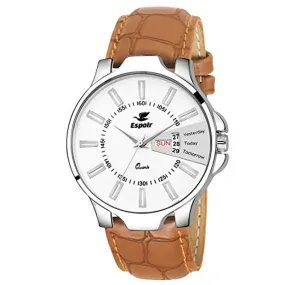 Espoir Day and Date Series White Dial Day  Date Analogue Boys and Mens Watch-Oliver0507 Product-7679007