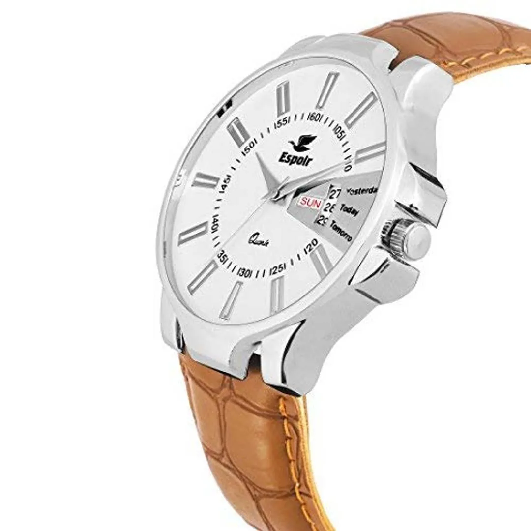 Espoir Day and Date Series White Dial Day  Date Analogue Boys and Mens Watch-Oliver0507 Product-7679007