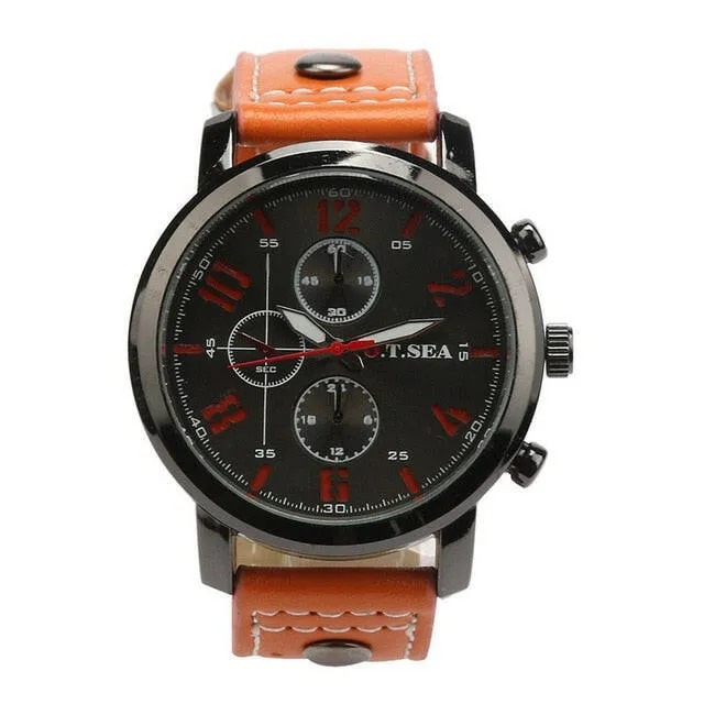 Fashion Watches for Men - Casual Military Sports Quartz Analog Wrist Watch