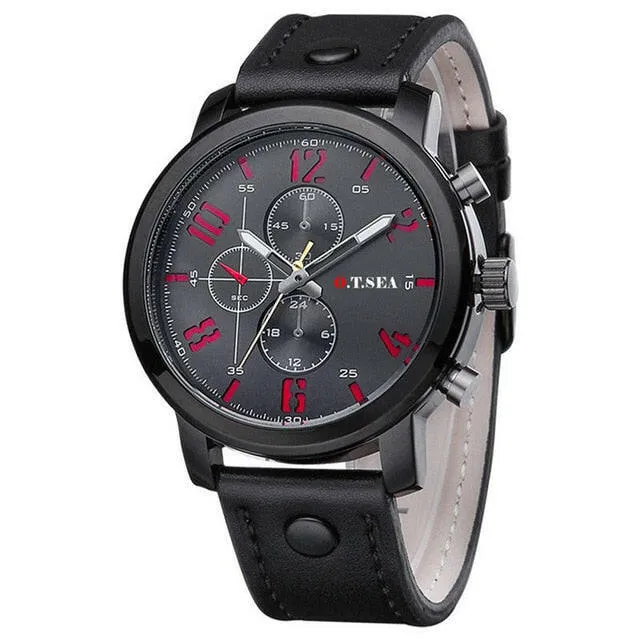 Fashion Watches for Men - Casual Military Sports Quartz Analog Wrist Watch