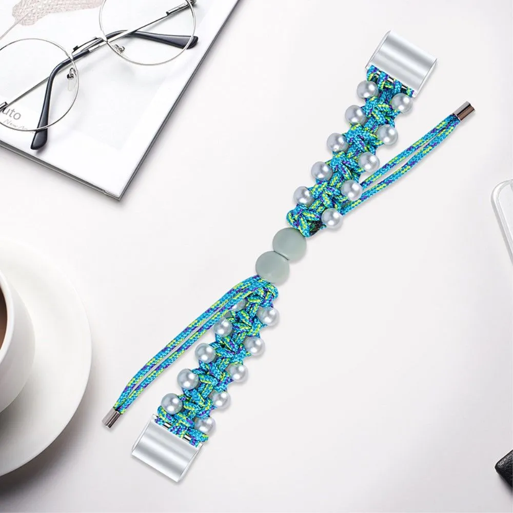 Fitbit Charge 2 stylish orb nylon watch strap - Blue