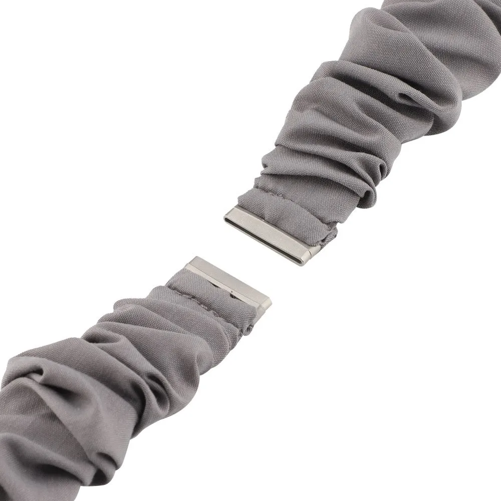 Fitbit Versa 3 / Sense Fabric Replacement Bracelet Scrunchie (Joint circumference: 180-240mm) - Gray