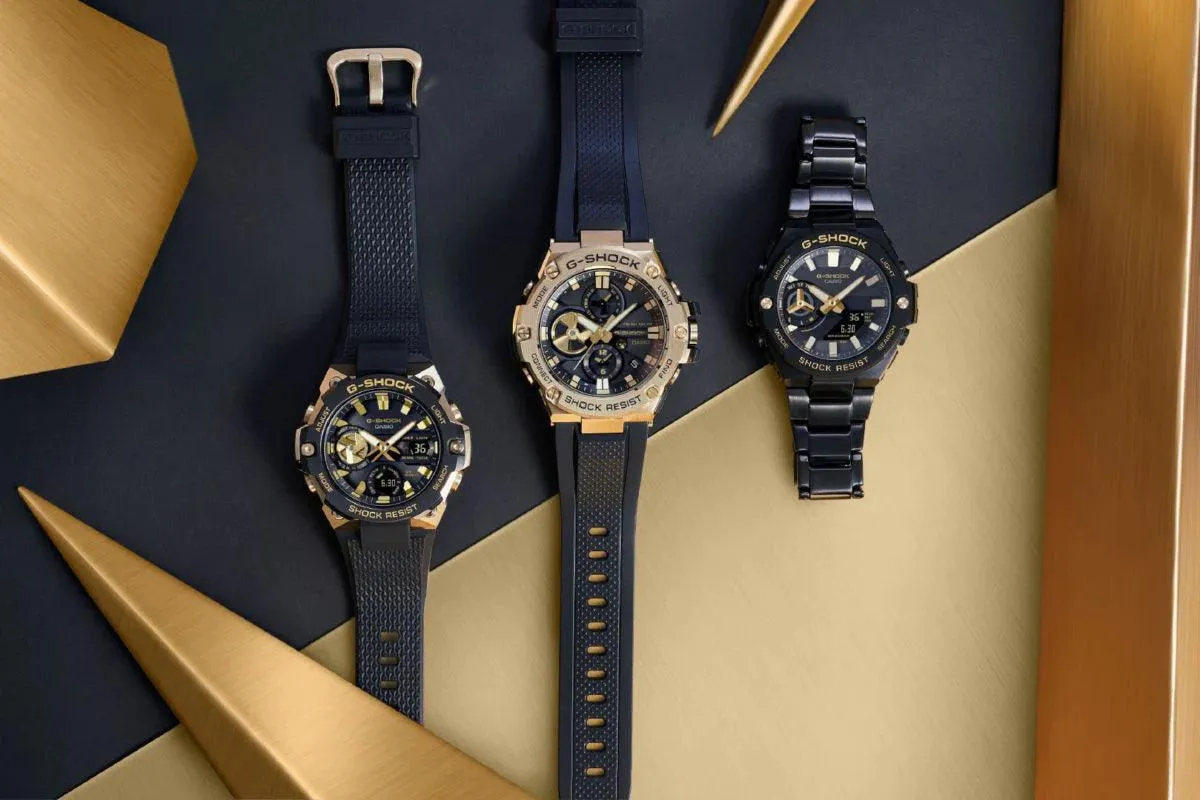 G-Shock Carbon Core G-Steel - Black/Gold - GSTB500BD-1A9