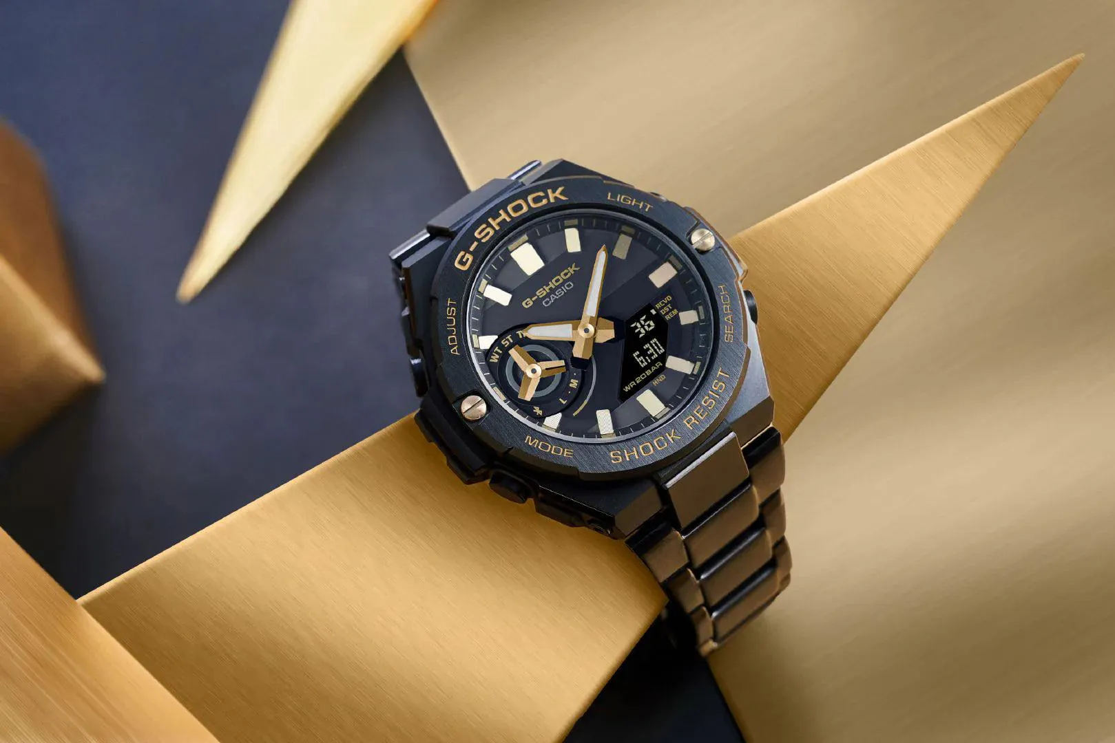 G-Shock Carbon Core G-Steel - Black/Gold - GSTB500BD-1A9