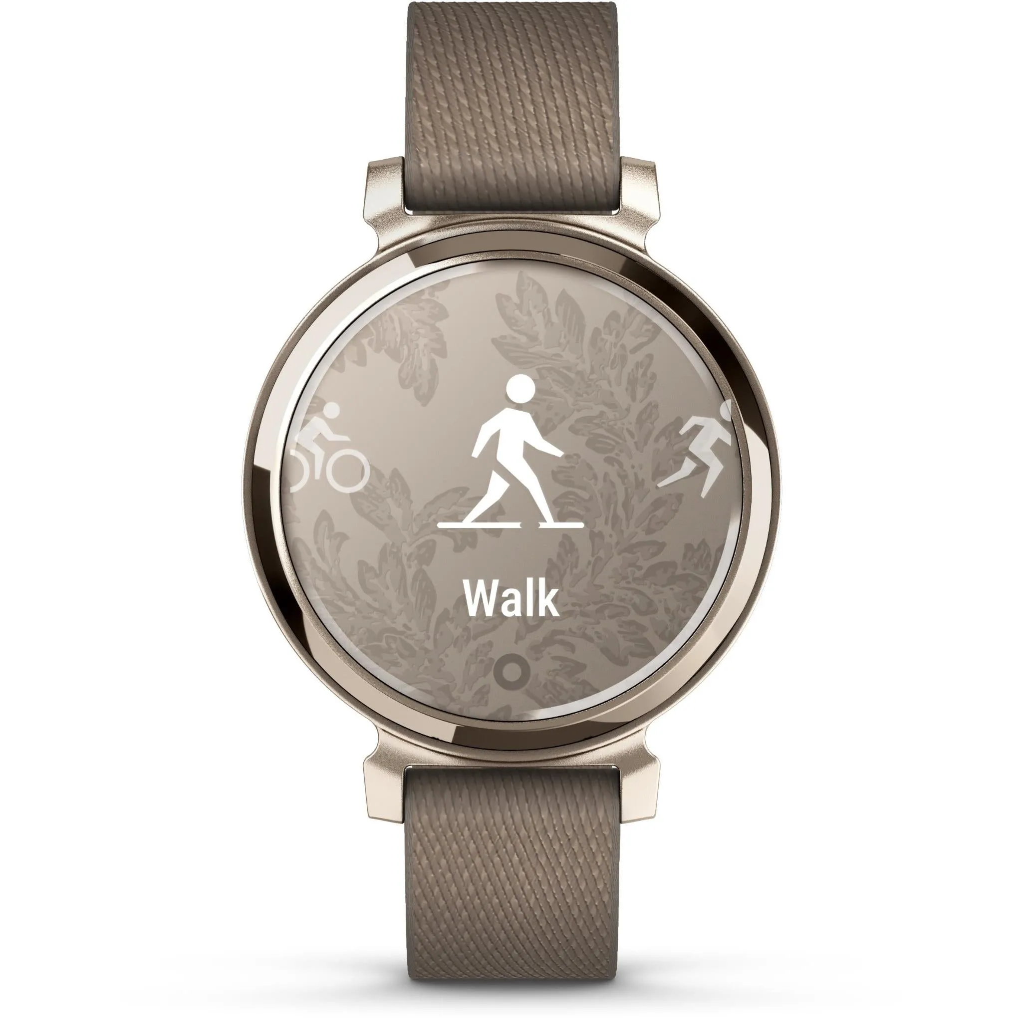 Garmin Lily® 2 Classic, Cream Gold with Coffee Fabric Band