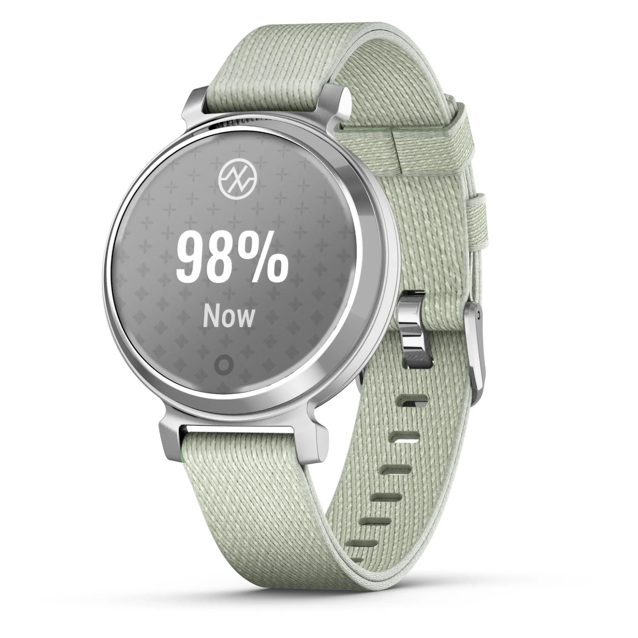 Garmin Lily® 2 Classic, Silver with Sage Grey Fabric Band