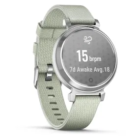 Garmin Lily® 2 Classic, Silver with Sage Grey Fabric Band