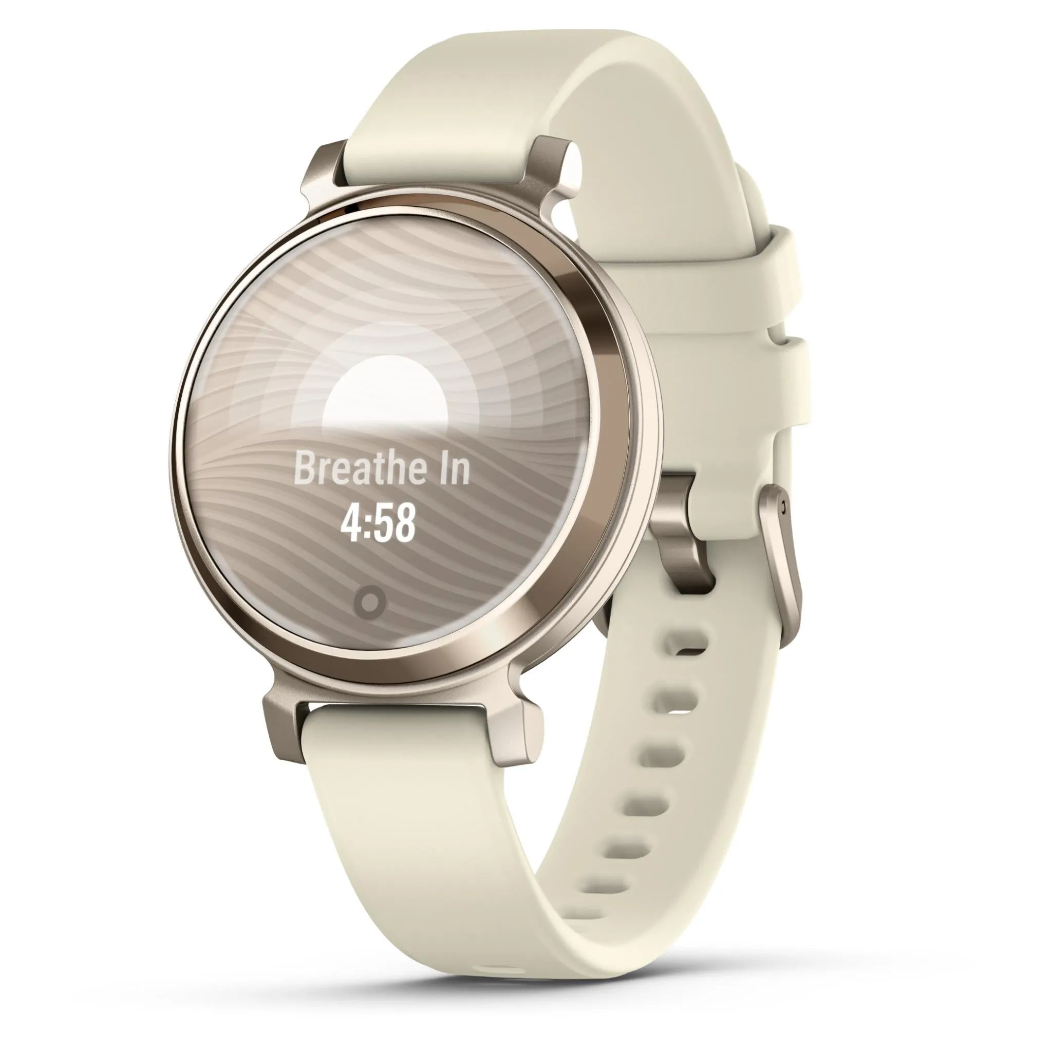 Garmin Lily® 2, Cream Gold with Coconut Silicone Band