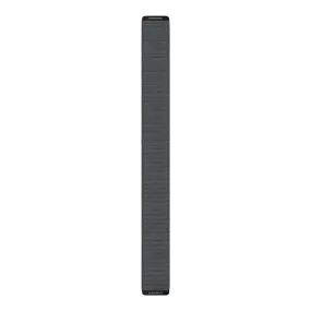 Garmin UltraFit Nylon Strap (26mm) - Grey | Comfortable, Durable, and Adjustable Design for Garmin Watches