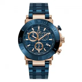 GC Mens Sport Chic Swiss Movement Stainless Steel Blue Watch Y70001G7MF