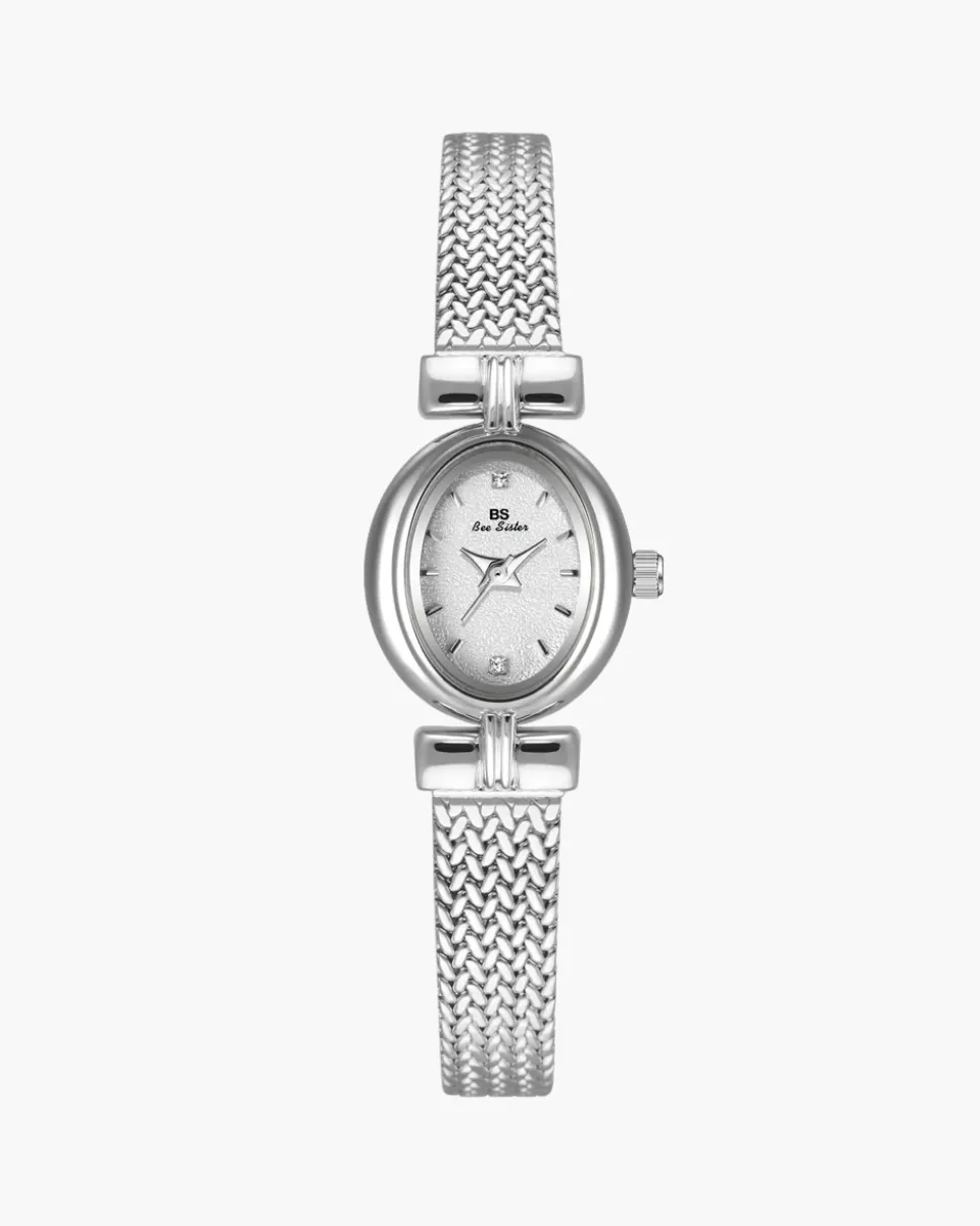 Gigi – Gold-plated mesh band – Vintage watch