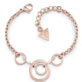Guess Rose Gold Eternal Circles Bracelet