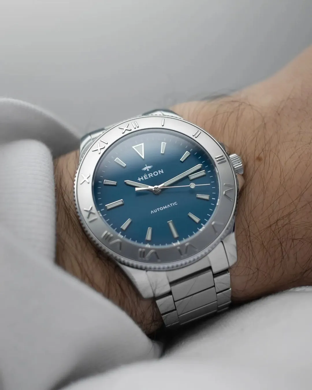 Heron | Gladiateur | Blue Dial