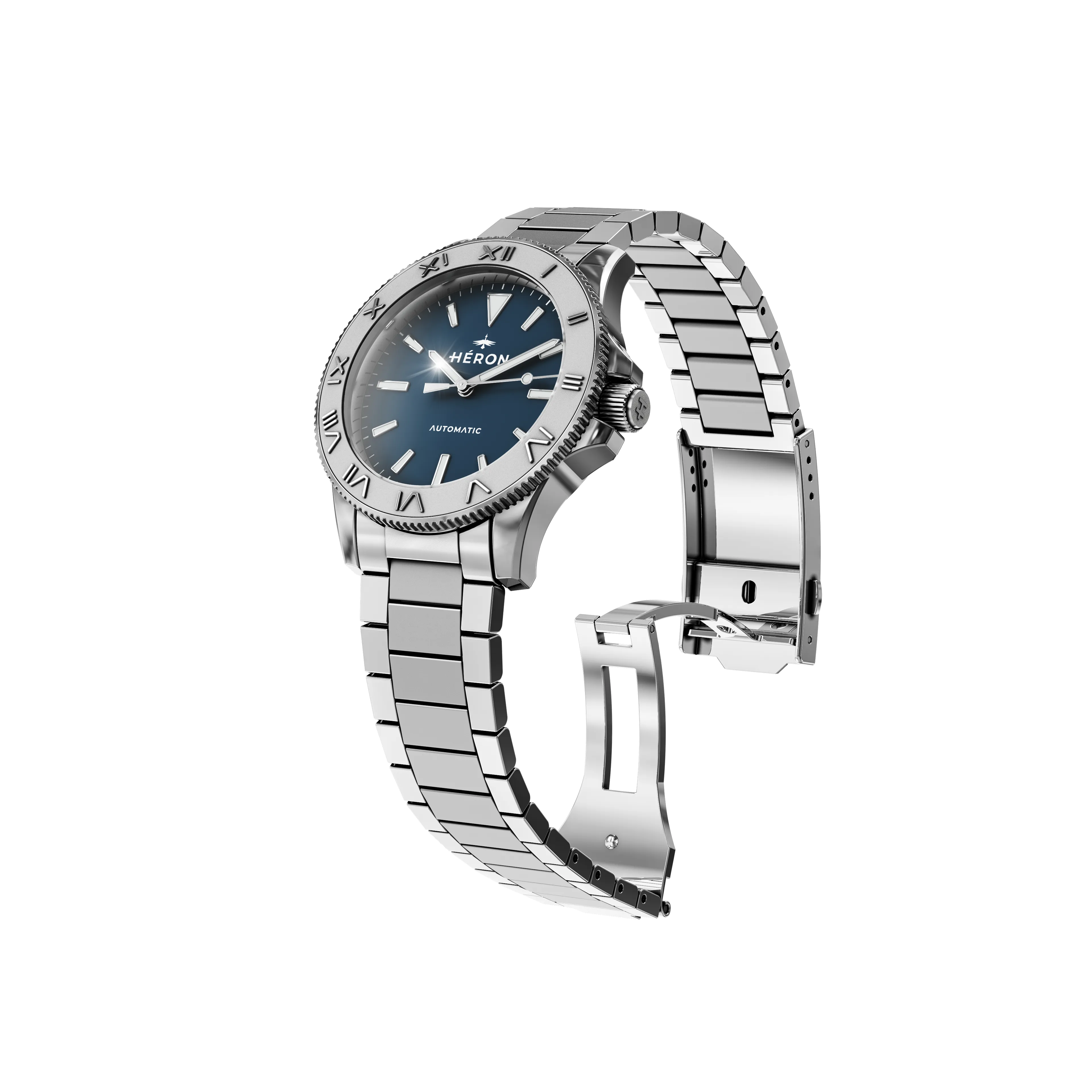 Heron | Gladiateur | Blue Dial