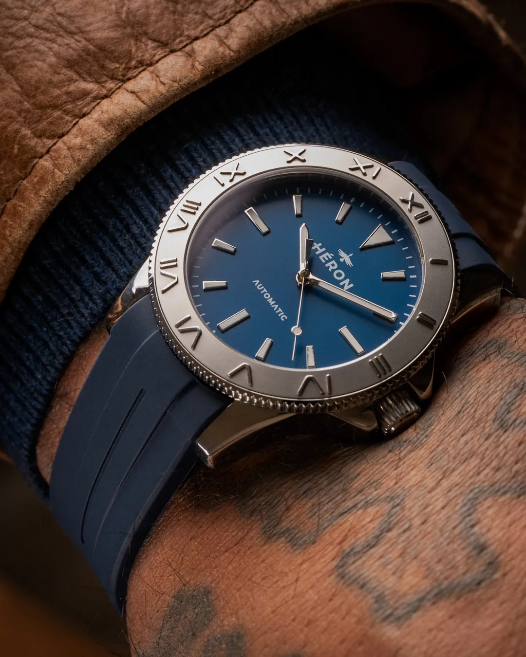 Heron | Gladiateur | Blue Dial