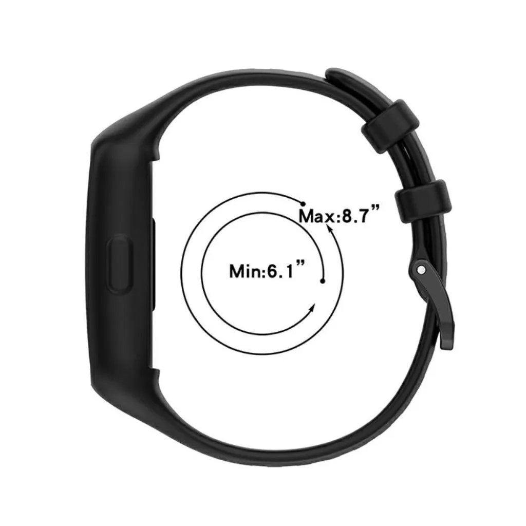 Honor Band 6 integrated silicone watch strap - Black
