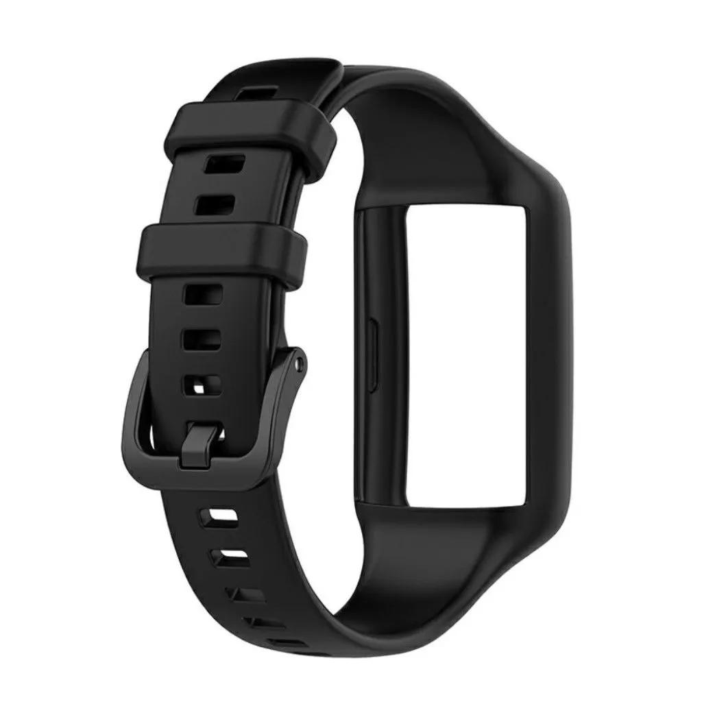 Honor Band 6 integrated silicone watch strap - Black