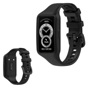 Honor Band 6 integrated silicone watch strap - Black
