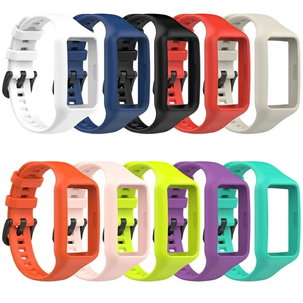 Honor Band 6 integrated silicone watch strap - Black