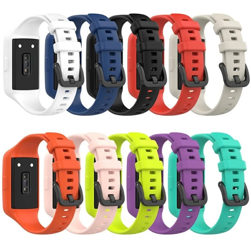 Honor Band 6 integrated silicone watch strap - Black