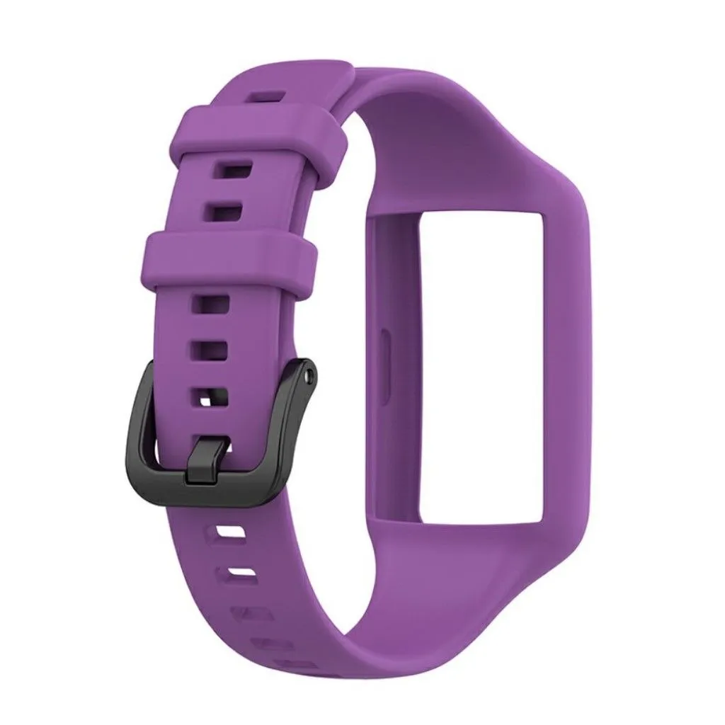 Honor Band 6 integrated silicone watch strap - Dark Purple